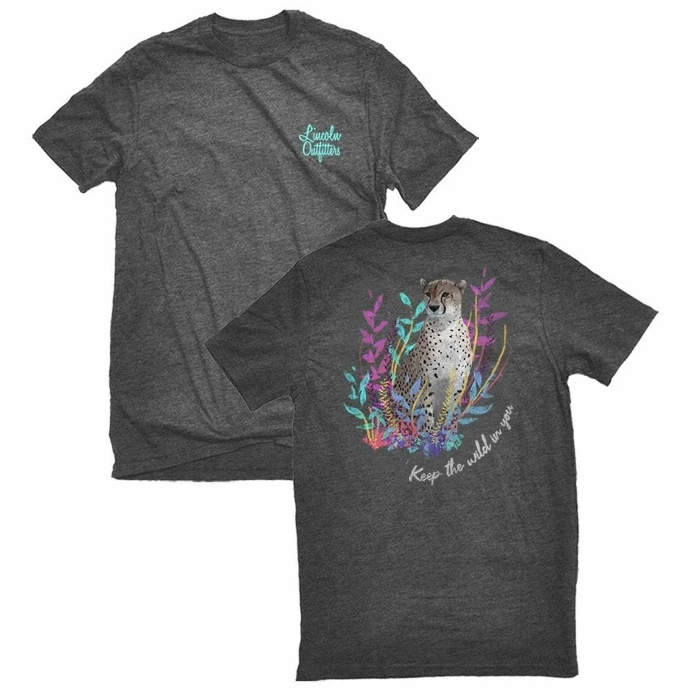 Lincoln Outfitters Ladies Keep The Wild In You Short Sleeve T-Shirt - LO-L198 - T-Shirts 1 Lincoln Outfitters Ladies Keep The Wild In You Short Sleeve T-Shirt - LO-L198 - T-Shirts