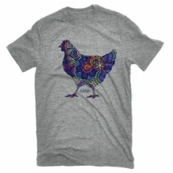 Lincoln Outfitters Ladies Paisley Chicken Short Sleeve T-Shirt - LO-L177 - T-Shirts