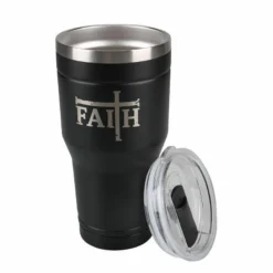Lincoln Outfitters "Faith" 30 oz. Religious Tumbler, Black - 89-634-0204 - Tumblers -The Bold Trek Sales 1a5831bfb170801ebe23f9b3ee51ea5f0a6ab92a 32631057 3