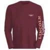 Lincoln Outfitters Women's Lincoln Ladies Logo Long Sleeve T-Shirt Maroon Heather - LO-LLS706-MRH - Long Sleeve Shirts Women's