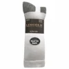 Lincoln Outfitters Men's Ultra-Dri Steel Toe Work Sock 2 Pack White - L2/837-W - Socks