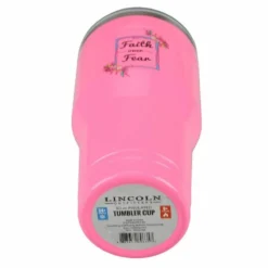 Lincoln Outfitters "Faith Over Fear" 30 oz. Religious Tumbler, Pink - 89-635-0204 - Tumblers -The Bold Trek Sales 3e077cb52414a55d4025991f91033a781b438ed8 32631058 4