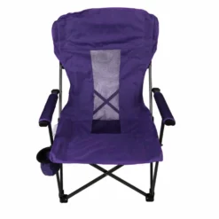 Lincoln Outfitters Hard Arm Folding Chair Purple 87-839-0204 - Camp Furniture