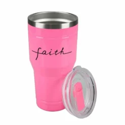 Lincoln Outfitters "Faith" 30 oz. Religious Tumbler, Pink - 89-636-0204 - Tumblers -The Bold Trek Sales 438f9feeaf46c14d42097e6c752ceae810537d56 32631059 3