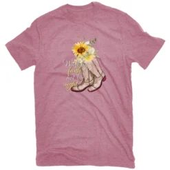 Lincoln Outfitters Ladies Short Sleeve T-shirt Heather Rose  - LO-L366 - Long Sleeve Shirts Women's