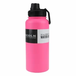 Lincoln Outfitters 32 Oz. Water Bottle Pink 87-970-0204 - Water Bottles & Hydration