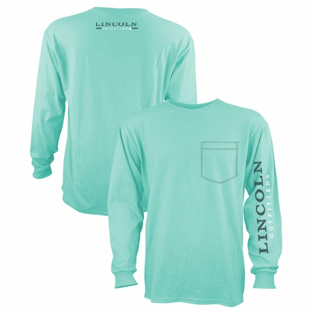 Lincoln Outfitters Men's Heavyweight Long Sleeve Pocket Graphic Tee Beach Glass- LOLSPK-01-BG - Long Sleeve Shirts 1 Lincoln Outfitters Men's Heavyweight Long Sleeve Pocket Graphic Tee Beach Glass- LOLSPK-01-BG - Long Sleeve Shirts