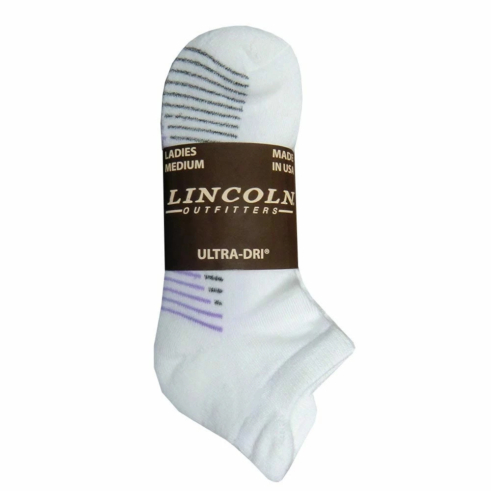 Lincoln Outfitters Women's Ultra-Dri No-Show Sock 3 Pack White - L3/72036-W - Socks Women's 1 Lincoln Outfitters Women's Ultra-Dri No-Show Sock 3 Pack White - L3/72036-W - Socks Women's