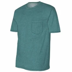 Lincoln Outfitters Men's Heavyweight Pocket T-Shirt -  LOPK-01-TEAL - T-Shirts