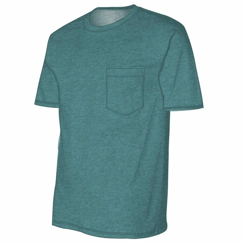 Lincoln Outfitters Men's Heavyweight Pocket T-Shirt - LOPK-01-TEAL - T-Shirts 1 Lincoln Outfitters Men's Heavyweight Pocket T-Shirt - LOPK-01-TEAL - T-Shirts