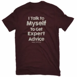 Lincoln Outfitters Men's Short Sleeve Expert Advice T-Shirt Windsor Wine Black Heather - LO-149-WWBH - T-Shirts