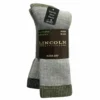 Lincoln Outfitters Boy's Merino Wool Blend Boot Sock 2 Pack Black - L2/8857-OL/BL - Socks
