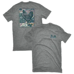 Lincoln Outfitters Ladies Short Sleeve T-shirt Graphite Heather  - LO-L369 - Long Sleeve Shirts Women's