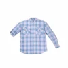 Lincoln Outfitters Men's Long Sleeve Plaid Shirt Blue/Red - G4359-BLURED - Long Sleeve Shirts
