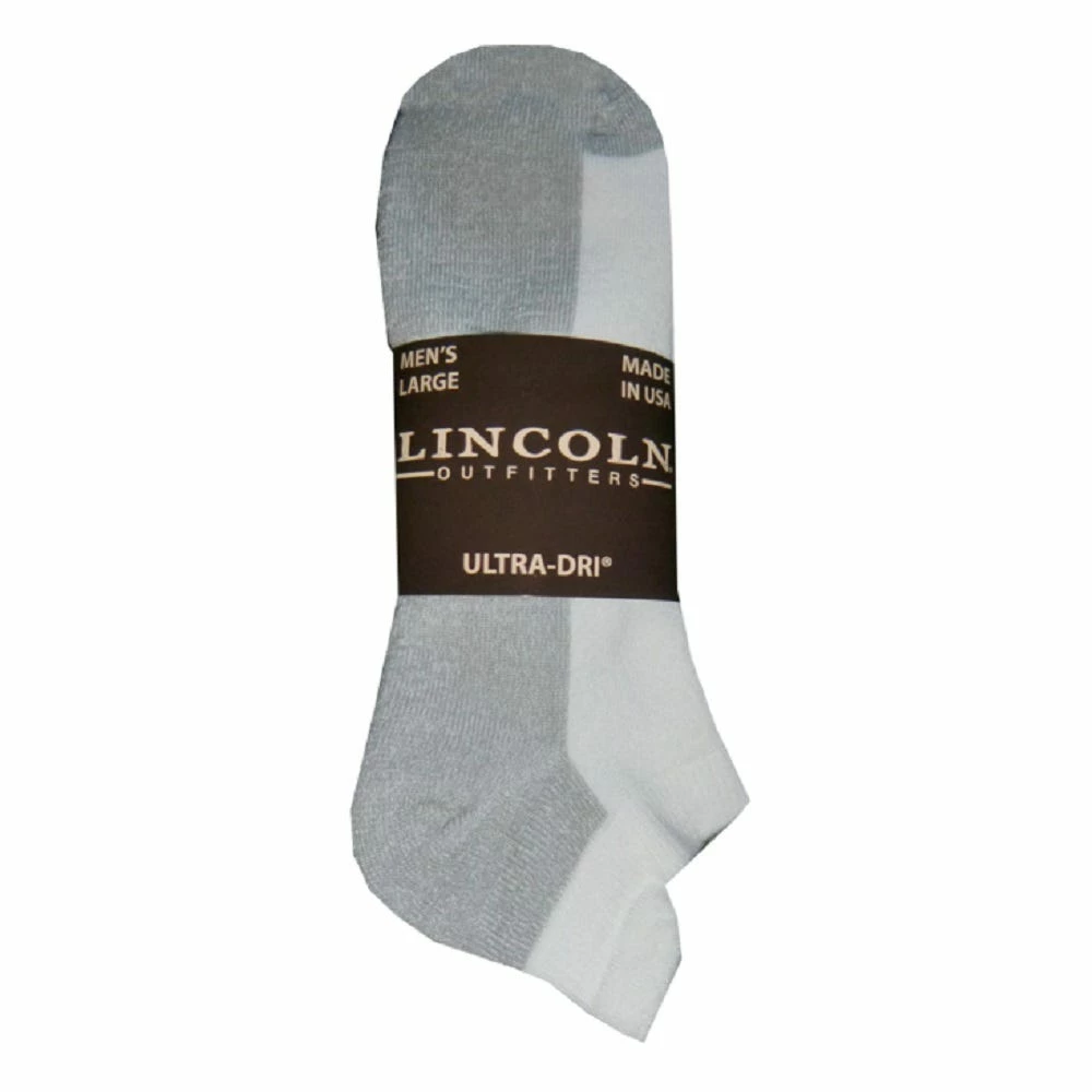 Lincoln Outfitters Men's No Show Pull Tab Sock 3 Pack White - L3/72542-W-L - Socks 1 Lincoln Outfitters Men's No Show Pull Tab Sock 3 Pack White - L3/72542-W-L - Socks