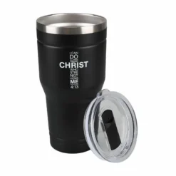 Lincoln Outfitters "All Things Through Christ" 30 oz. Religious Tumbler, Black - 89-633-0204 - Tumblers -The Bold Trek Sales 8809803ad9015100659f4b733760ab9192aa2f6e 32631056 3