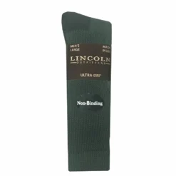 Lincoln Outfitters Men's Non-Binding Boot Sock Olive - RT/LO9746-OL - Socks