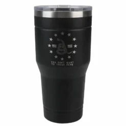 Lincoln Outfitters 30oz Tumbler Black Don't Tread On Me - 32631045 - Tumblers