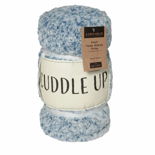 Lincoln Outfitters Cuddle Up Patch Sherpa 50 x 60 Throw - RK-TEDAP-CUD - Blankets & Bedspreads -The Bold Trek Sales a2334c768924ef7a2706c60271b584eb0107da4d 490930008 main