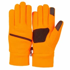 Lincoln Outfitters Men’s Waterproof, Fleece-lined, DWR Shooters Glove Blaze D-1332-BZ - Hunting Apparel