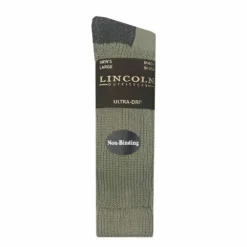 Lincoln Outfitters Men's Non-Binding Boot Sock Khaki - RT/LO9746-KH - Socks