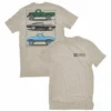 Lincoln Outfitters Men's Short Sleeve Three Truck Pure American T-Shirt Oatmeal - LO-130-O - T-Shirts