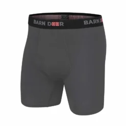Barn Door by Lincoln Outfitters Crew Cab Cotton Boxers Charcoal - XLO9787-015 - Boxer Briefs