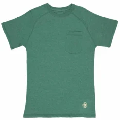 Lincoln Outfitter's Short Sleeve Performance Tee Green - RK2PN - T-Shirts