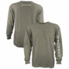 Lincoln Outfitters Men's Heavyweight Long Sleeve Pocket Graphic Tee Vetiver - LOLSPK-01-V - Long Sleeve Shirts
