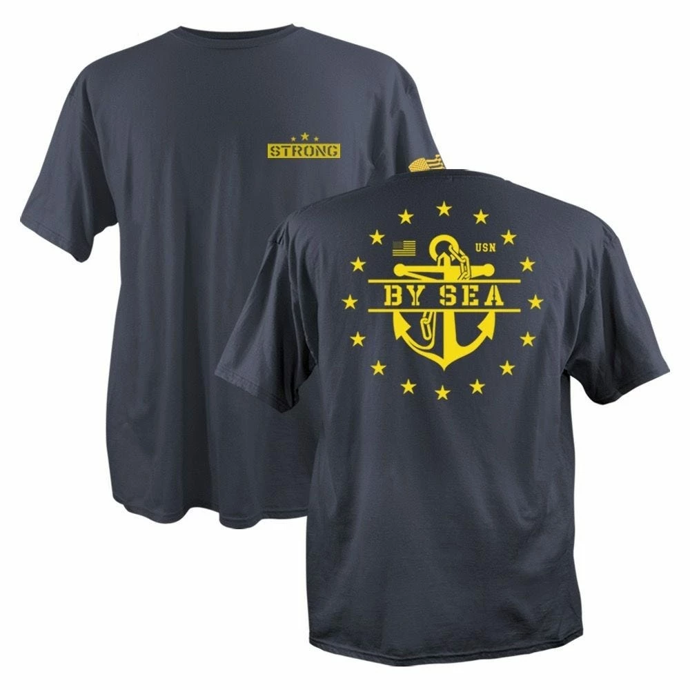 Lincoln Outfitters Men's By Sea Short Sleeve T-Shirt - SG-82 - T-Shirts 1 Lincoln Outfitters Men's By Sea Short Sleeve T-Shirt - SG-82 - T-Shirts