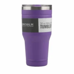 Lincoln Outfitters 30oz. Stainless Steel Purple Tumbler - 30LO183838 - Camp Kitchen