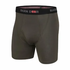 Barn Door by Lincoln Outfitters Crew Cab Cotton Boxers Green - XLO9787-377 - Boxer Briefs