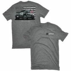 Lincoln Outfitters Men's Short Sleeve Dually Truck T-Shirt Graphite Heather - LO-140GH - T-Shirts