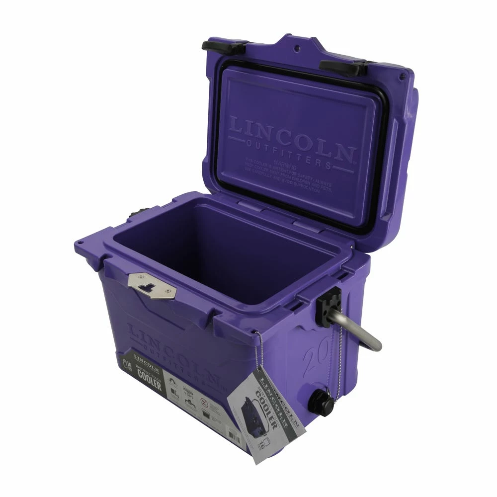 Lincoln Outfitters 20 Quart High Performance Cooler, Purple - 87-675-0204 - Coolers 3 Lincoln Outfitters 20 Quart High Performance Cooler, Purple - 87-675-0204 - Coolers - Image 3