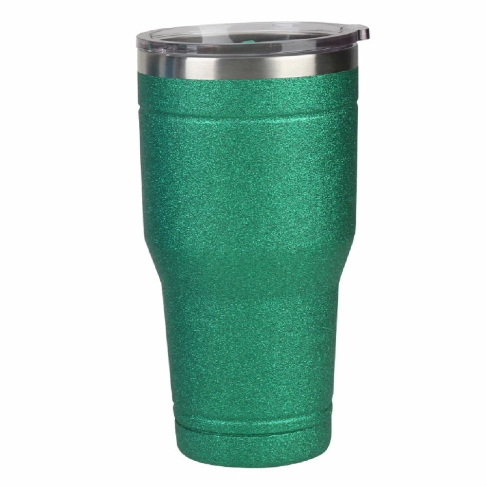 Lincoln Outfitters 30oz. Stainless Tumbler Glitter Green - 87-407-0204 - Water Bottles & Hydration 2 Lincoln Outfitters 30oz. Stainless Tumbler Glitter Green - 87-407-0204 - Water Bottles & Hydration - Image 2