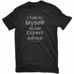 Lincoln Outfitters Men's Short Sleeve Expert Advice T-Shirt Washed Black - LO-149 - T-Shirts